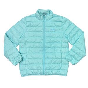Light Blue - Eddie Bauer Girls Lightweight Compact & Packable Quilted Down Jacke